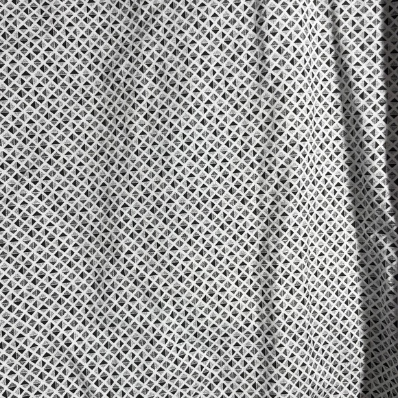 Bugatchi Uomo Gray Long Sleeve‎ Cotton Geometric Classic Fit Shirt Mens Size XL - Picture 2 of 7